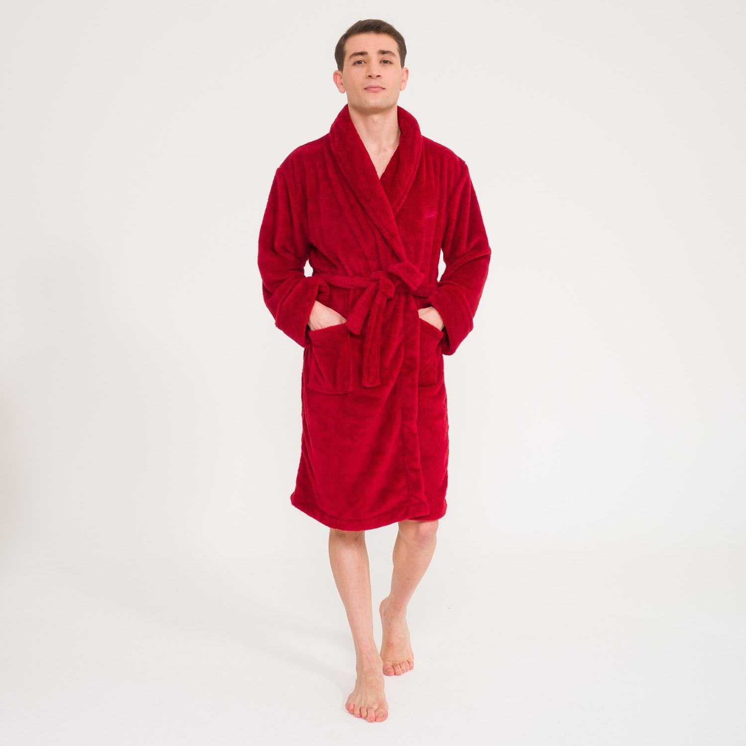 Erkek Sabahlık - Erkek Welsoft Şal Yaka Polar Sabahlık - Miespiga