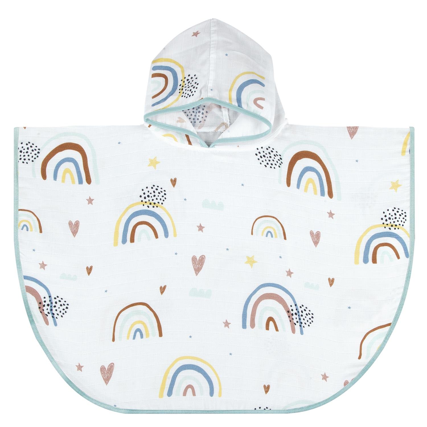 Müslin Panço - Gökkuşağı Bebek Müslin Panço - Miespiga