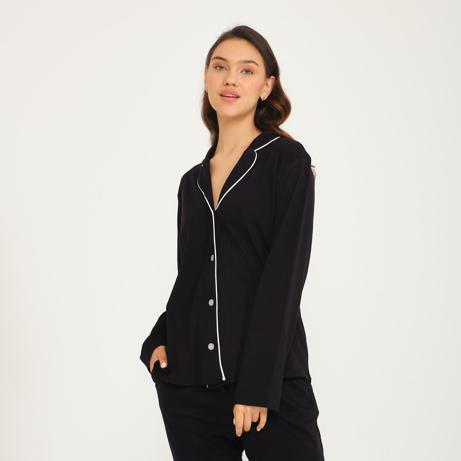 Pijama Takımı - Kadın Gömlek Pantolon Pijama Takımı - Miespiga