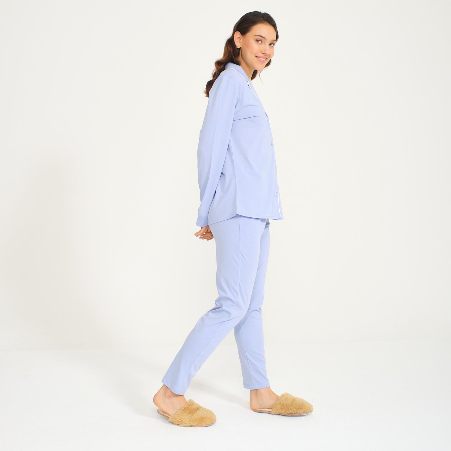 Pijama Takımı - Kadın Gömlek Pantolon Pijama Takımı - Miespiga