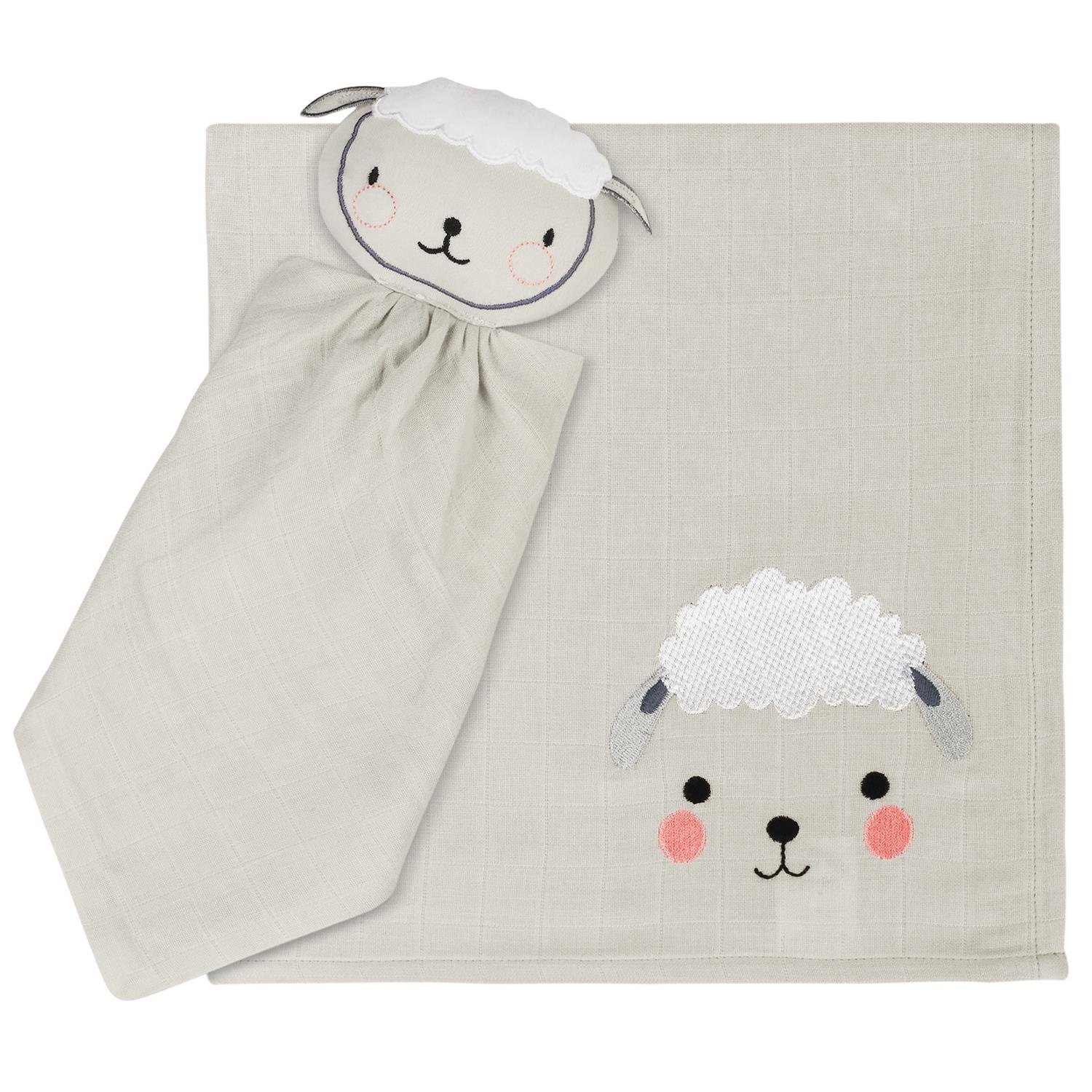 Uyku Arkadaşı - Kuzu Uyku Arkadaşı + Müslin Set - Miespiga