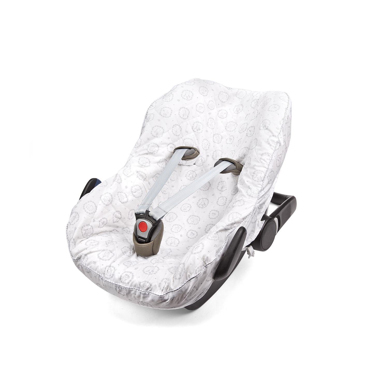 Araba Koltuğu Kılıfı - Little Forest Grey Araba Koltuğu Kılıfı - Poetree Kids