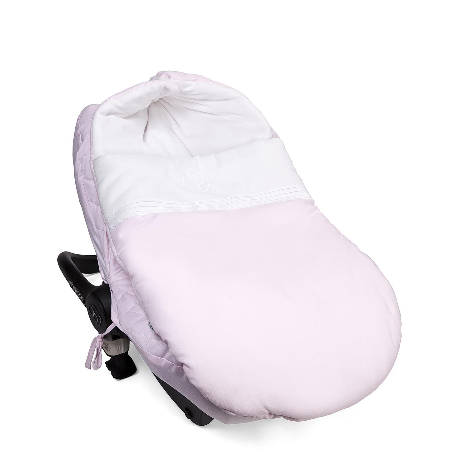 Taşıma Tulumu - Oxford Soft Pink 3 Kemerli Portbebe - Poetree Kids