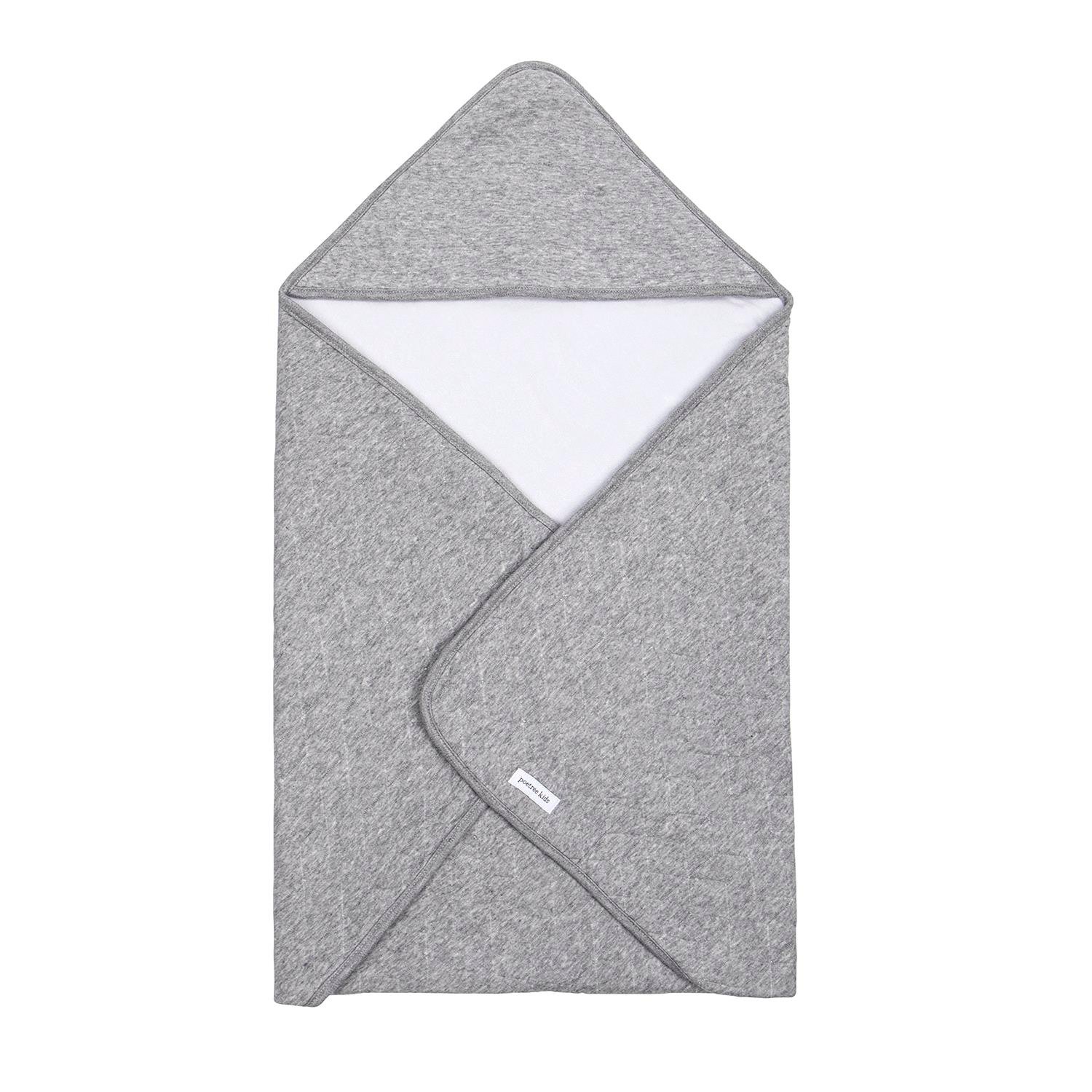 Battaniye - Star Grey İçi Nikili Kundak Battaniye - Poetree Kids