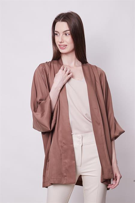 kadın %100 tencel dökümlü yazlık şık hırka