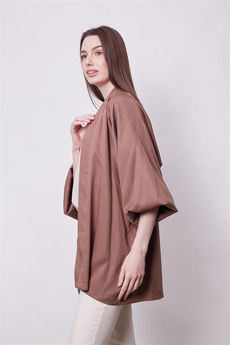 kadın %100 tencel dökümlü yazlık şık hırka