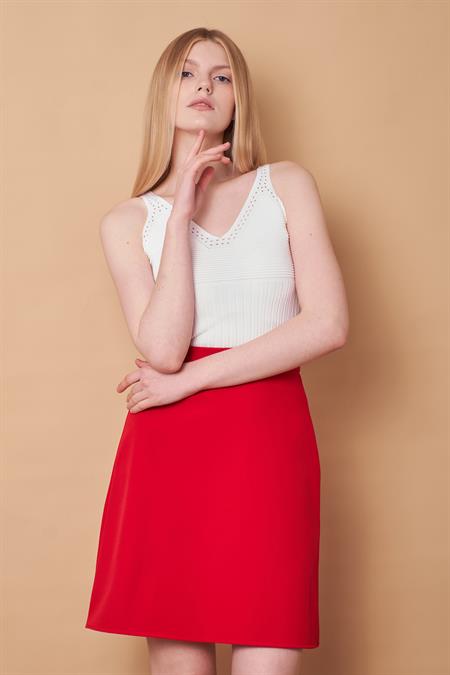 JUMENTkadın yüksek bel çan etek