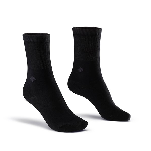 Koku Yapmayan Soket Kadın Siyah Gümüş Çorap