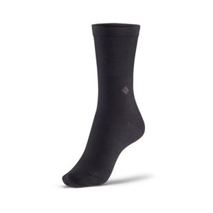 Diyabetik Soket Kadın Siyah Gümüş Çorap