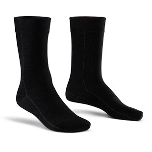 Diyabetik Terapatik Soket Erkek Siyah Gümüş Çorap 3'lü Paket
