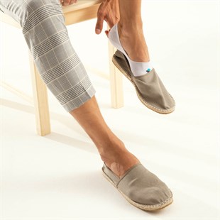 Koku Yapmayan Babet Erkek Füme Gümüş Çorap 3'lü Paket