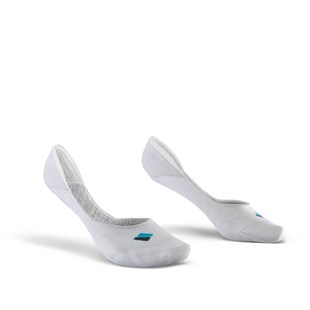 Koku Yapmayan Babet Kadın Beyaz Gümüş Çorap 3'lü Paket
