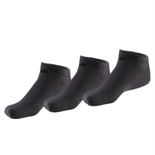 Koku Yapmayan Patik Erkek Füme Gümüş Çorap 3'lü Paket