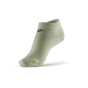 Koku Yapmayan Patik Kadın Lime Gümüş Çorap