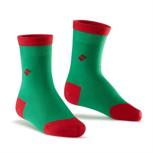 Koku Yapmayan Soket Erkek Çocuk Yeşil Kırmızı Gümüş Çorap