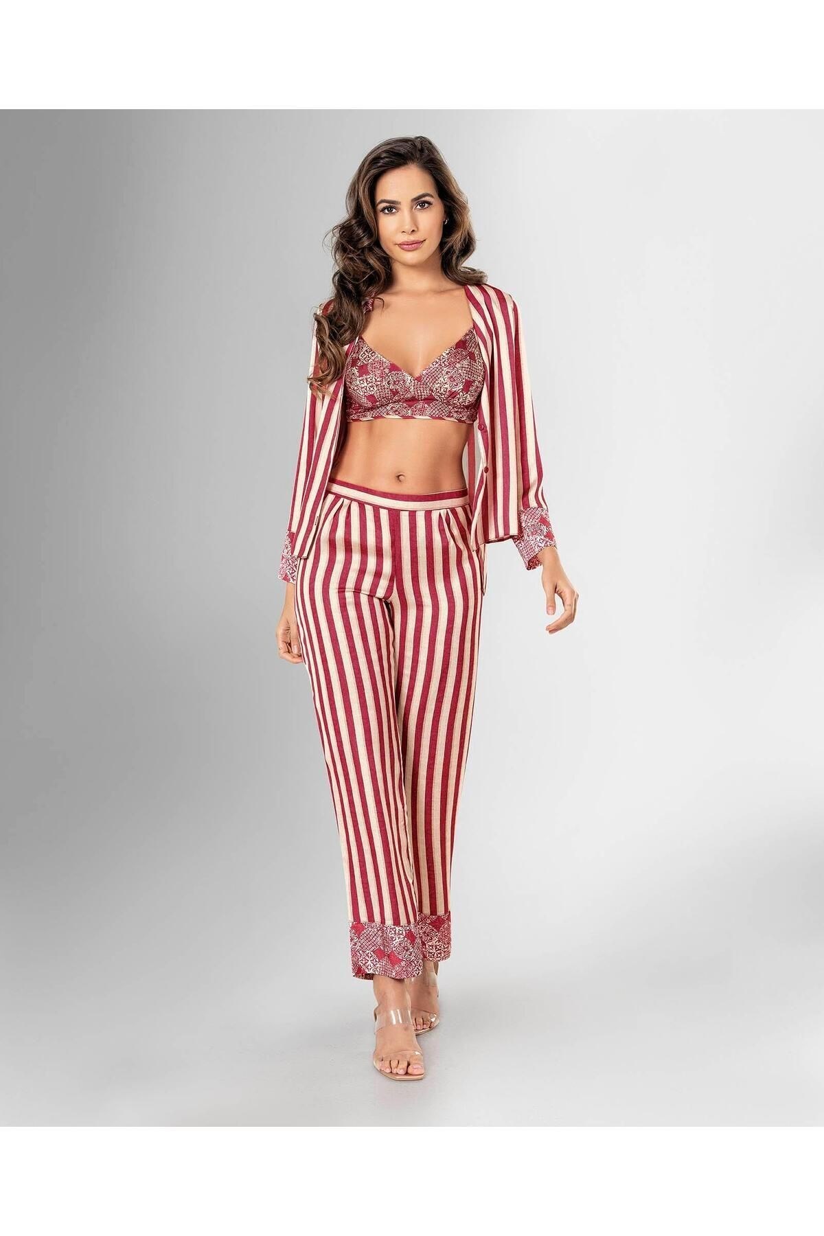 3'lü Pijama Takımı 1844