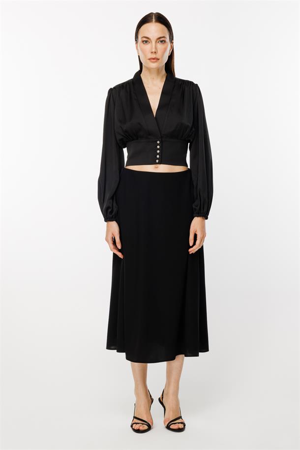 A Kesim Scuba Etek-SİYAH