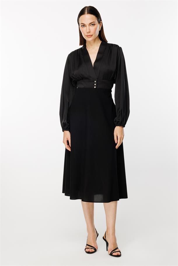 A Kesim Scuba Etek-SİYAH