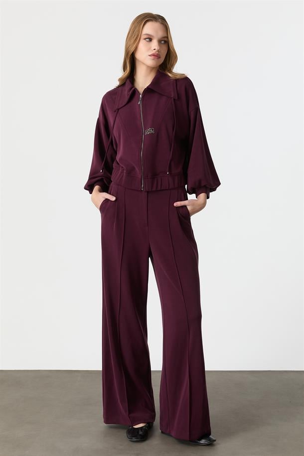 Balon Kol Modal Bluz-BORDO