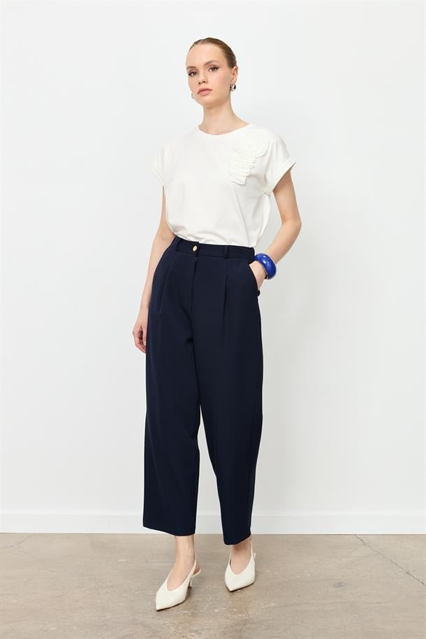 Beli Lastikli Relax Pantolon-LACI