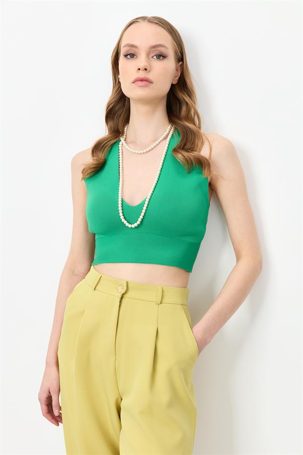 Beli Lastikli Relax Pantolon-Y.YEŞİLİ