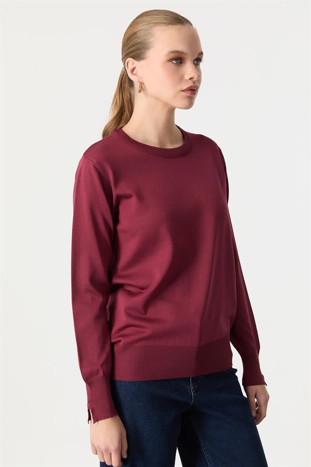 Basic Triko Kazak-BORDO