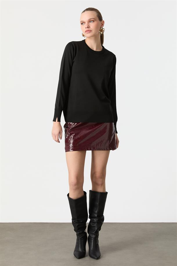 Basic Triko Kazak-SİYAH