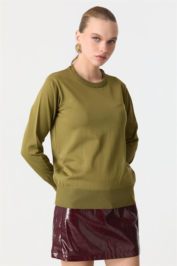 Basic Triko Kazak-Y.YEŞİLİ