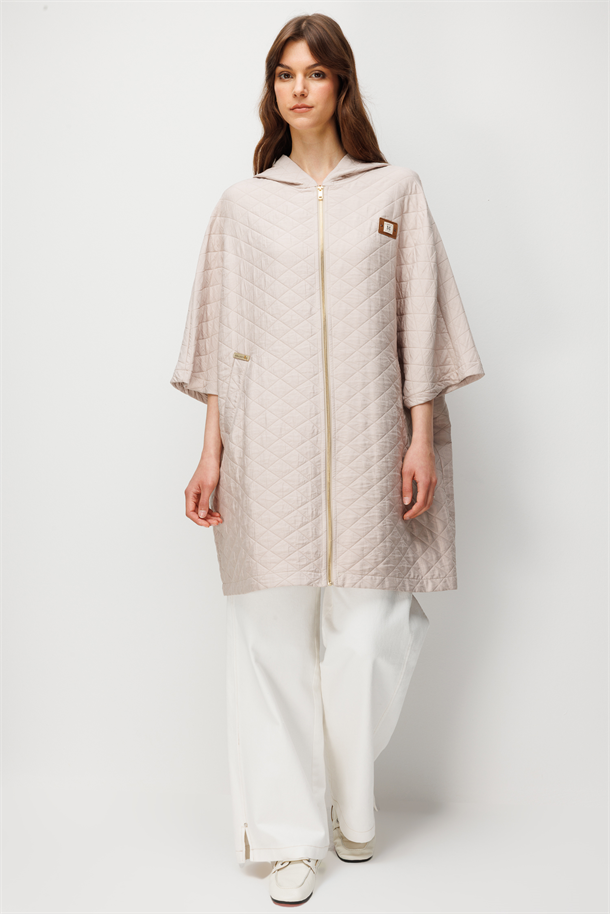 Bol Kalıp Kapitone Ceket-TAŞ