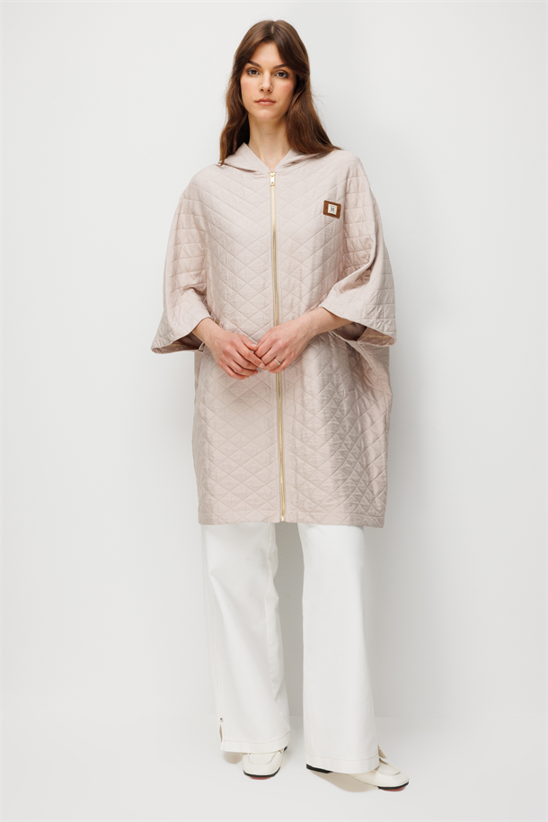 Bol Kalıp Kapitone Ceket-TAŞ