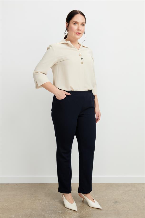 Büyük Beden Arkası Cepli Pantolon-LACI