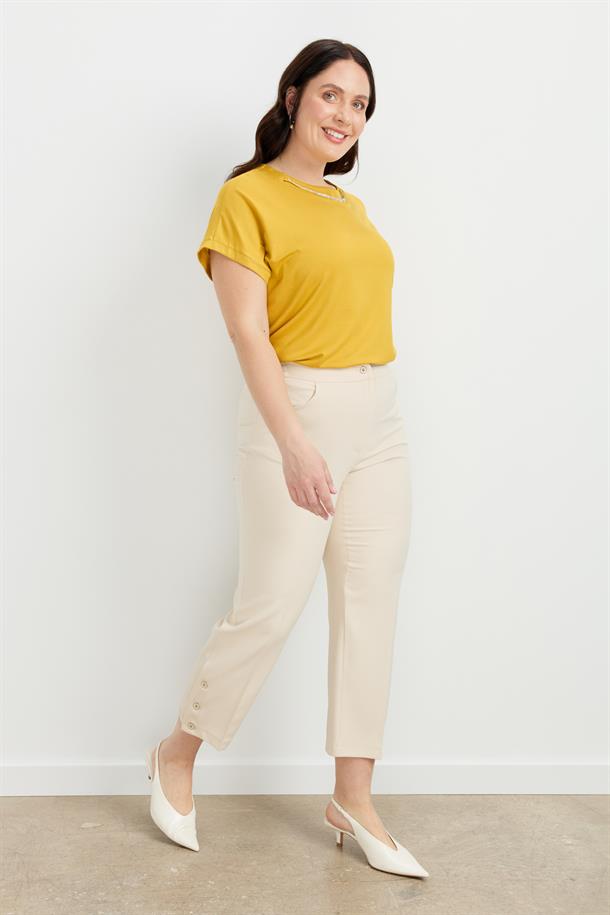 Büyük Beden Hürrem Pantolon-TAŞ