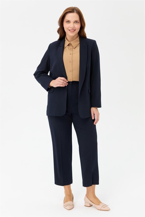 Büyük Beden Klasik Kesim Ceket-LACI