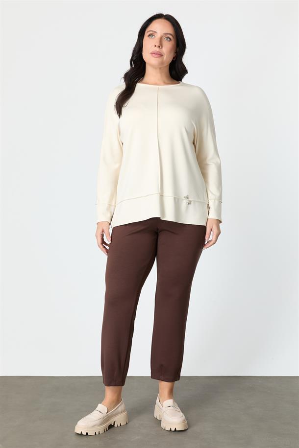 Büyük Beden Modal Bluz-KEMIK