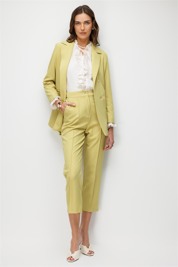 Katlanabilir Kol Detaylı Ceket-Y.YEŞİLİ