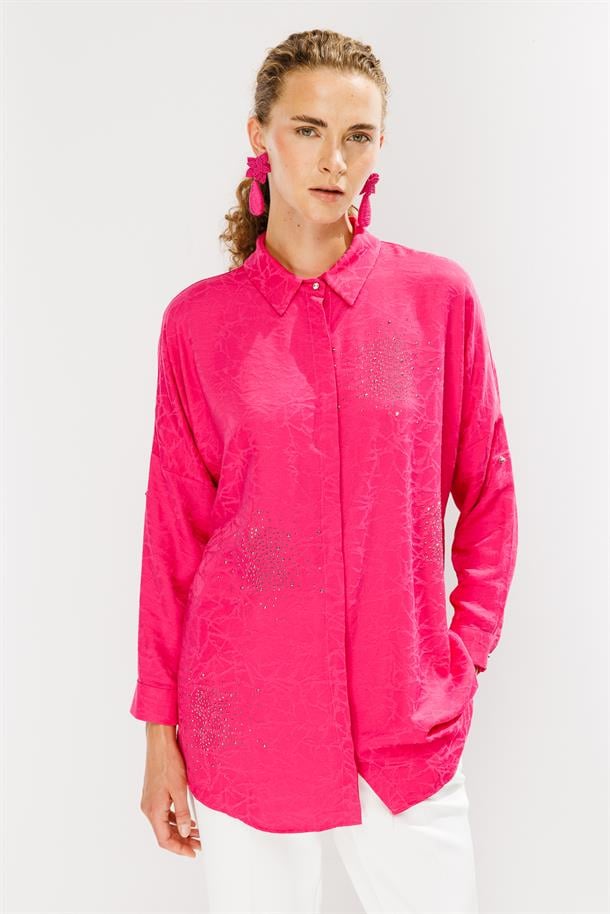 Kendinden Desenli Tunik-FUJYA