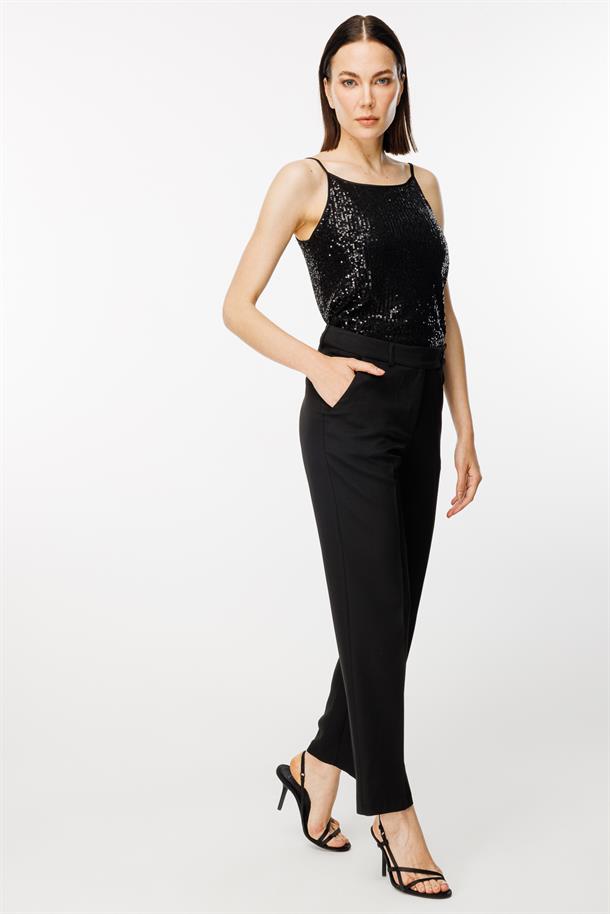 Klasik Kesim Pantolon-SİYAH