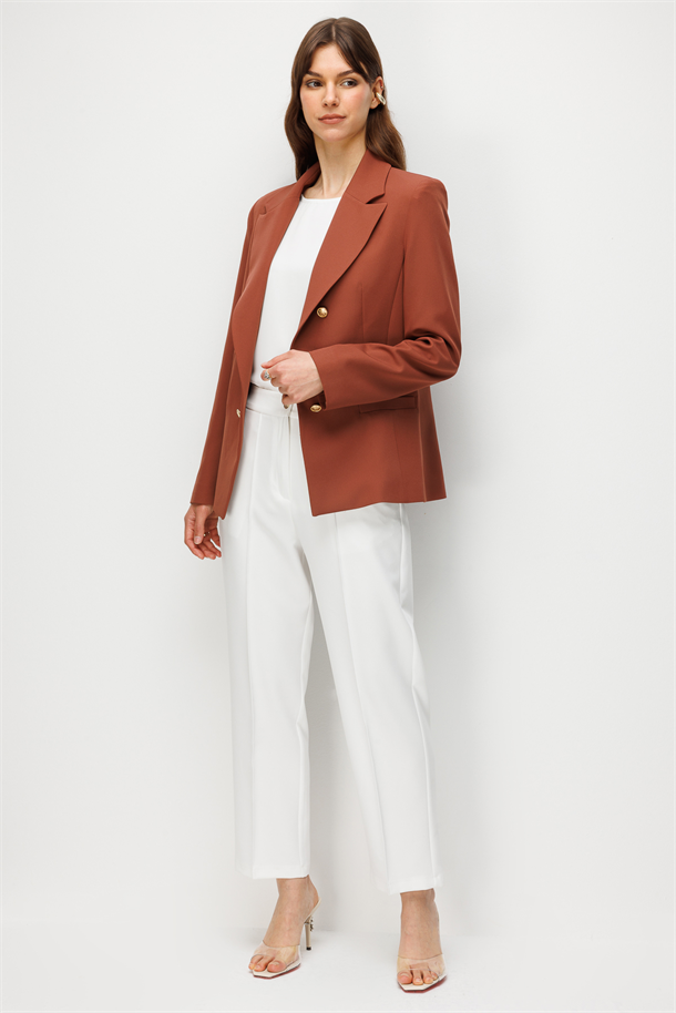 Kruvaze Yaka Ceket-TARÇIN