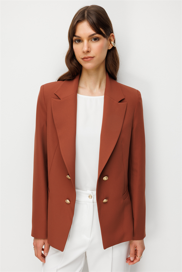 Kruvaze Yaka Ceket-TARÇIN