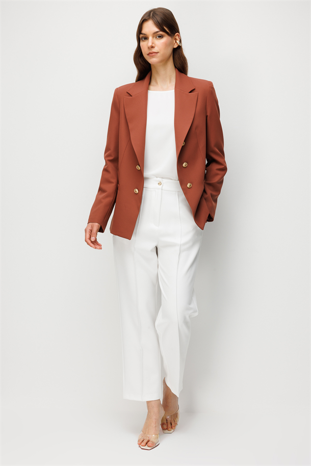 Kruvaze Yaka Ceket-TARÇIN