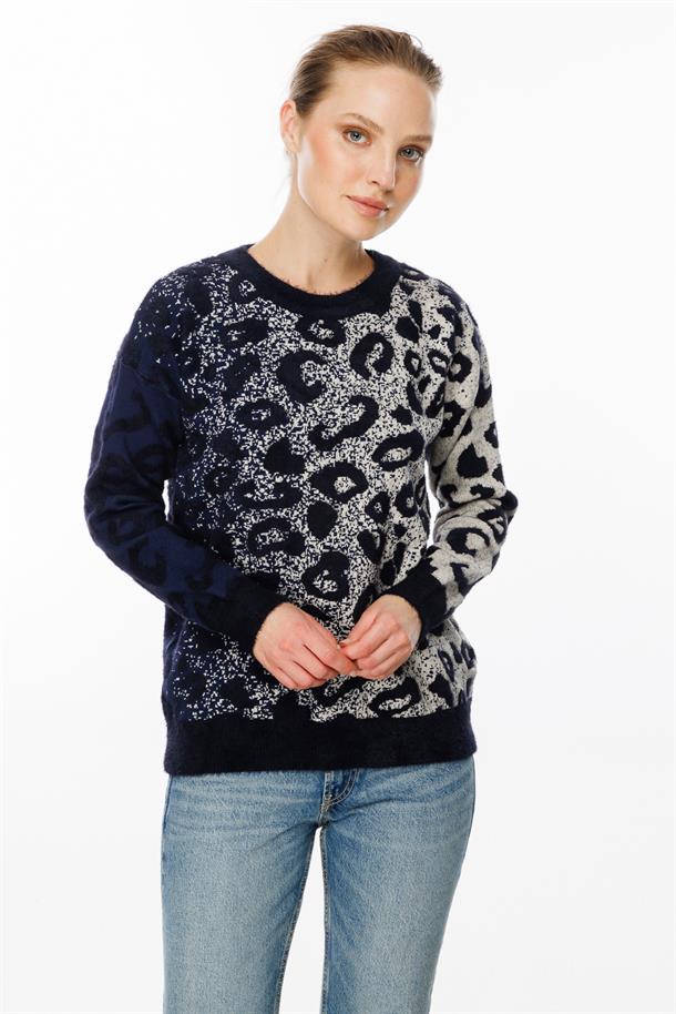 Leopar Desenli Kazak-LACI