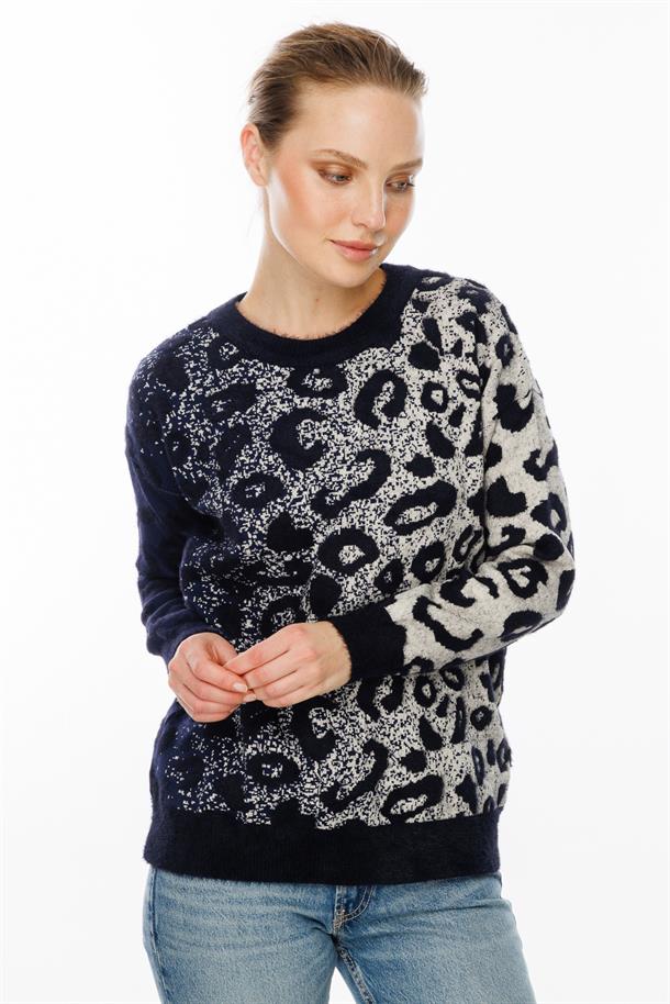 Leopar Desenli Kazak-LACI