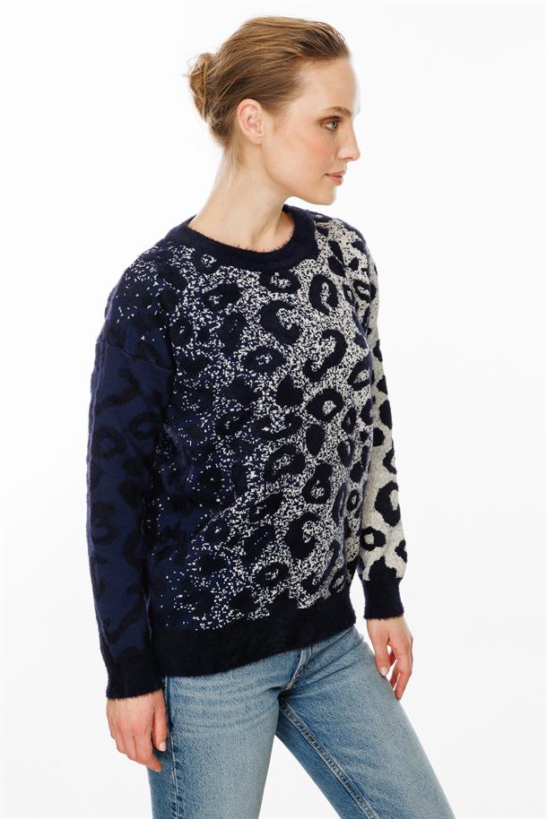 Leopar Desenli Kazak-LACI