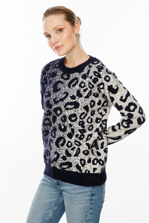 Leopar Desenli Kazak-LACI