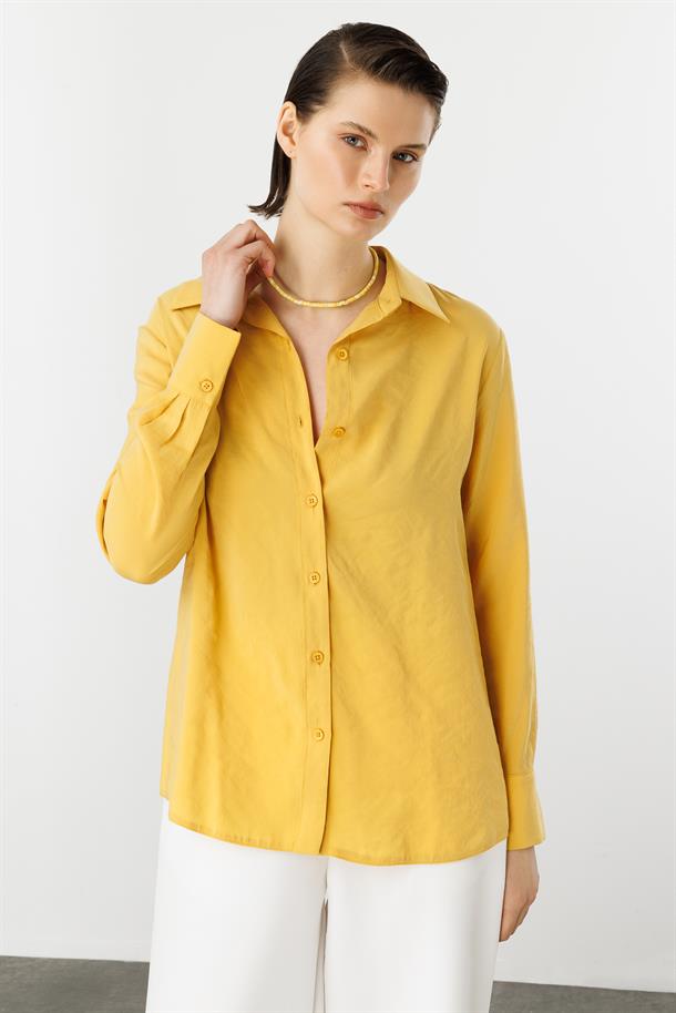 Pamuklu Gömlek-SAFRAN