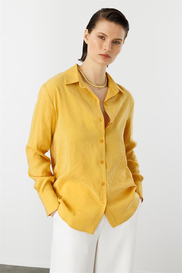 Pamuklu Gömlek-SAFRAN