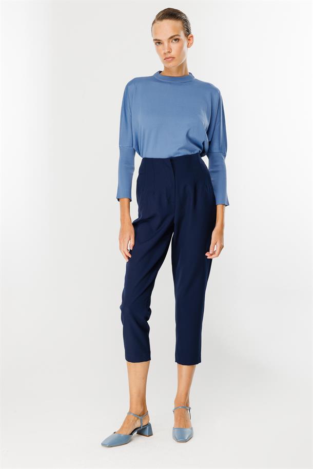 Pensli Yüksek Bel Pantolon-LACI