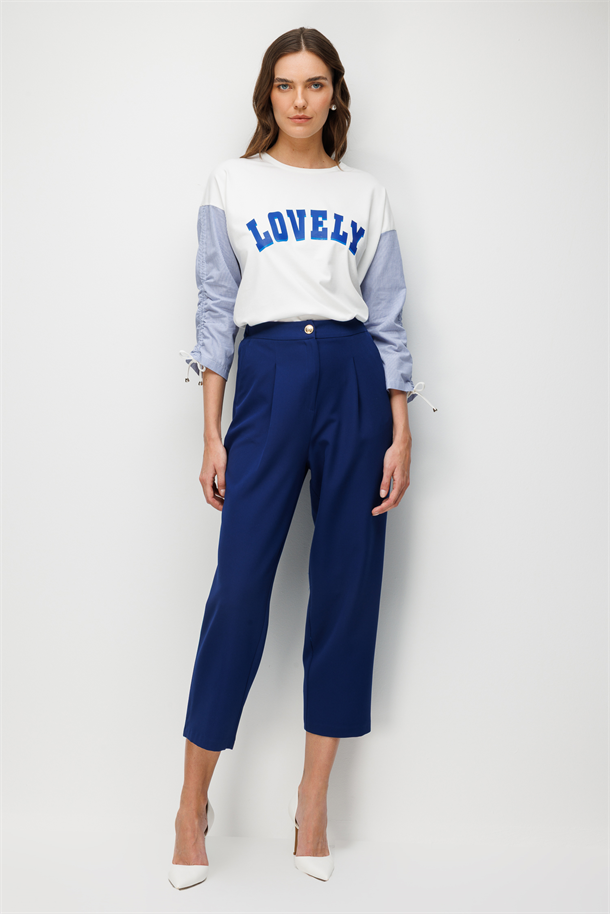 Pile Detaylı Pantolon-PARLEMENT