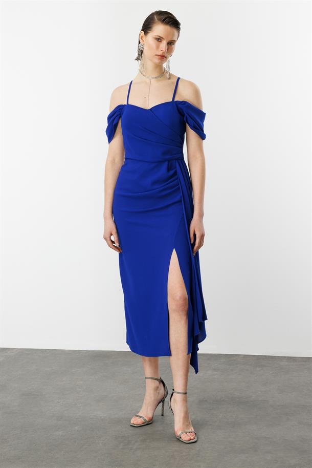 Prenses Yaka Krep Abiye-SAX