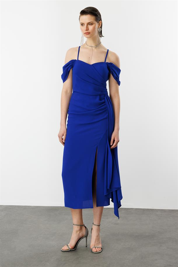 Prenses Yaka Krep Abiye-SAX